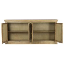 DKD Home Decor Mueble Buffet Item Home Toscana Madera Maciza Mango Natural 45 x 90 x 200 cm