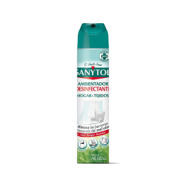 Sanytol Ambientador Desinfectante Elimina Olores Aroma Flor de Algodón Spray 300 ml