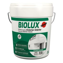 Pintura plastica biolux mate 4 l interior y exterior a62000804 Precio: 29.49999965. SKU: S7913228