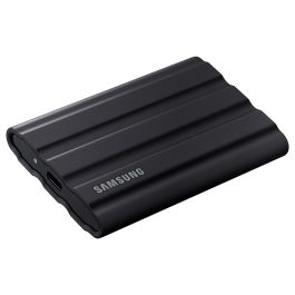 Samsung MU-PE2T0S Portable SSD T7 Shield 2TB USB 3.2 Gen 2, 1050 MB/s Lectura, 1000 MB/s Escritura, Resistente Agua y Polvo, Negro