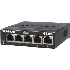 Netgear GS305v3 Switch Ethernet Gigabit No Gestionable 5 Puertos RJ-45 (10/100/1000 Mbps) 10 Gbps Metálico EU