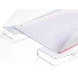 Bandeja Sobremesa Plastico Q-Connect Transparente 240x70x340 mm