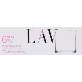 Lav Set 6 Vasos 360 cc Vera - Conjunto de Vasos (8 Cajas)