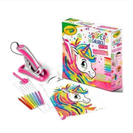 Súper ceraboli crayola unicornio neón ¡derrite la cera y crea tus dibujos en relieve! 29x7,5x30 cm