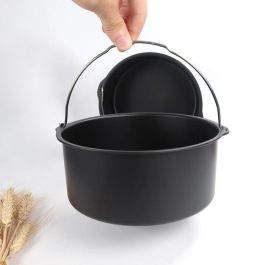 Molde para hornear de 19 cm con asa para Air Fryer Quttin - Inde (8 Unidades) Molde para hornear de 19 cm con asa para Air Fryer Quttin - Inde (8 Unidades)
