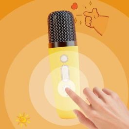 CGV AAAHZ85779 Kit de Karaoke / Altavoz Bluetooth con Micrófono Inalámbrico MAYA, Efectos de Voz Mágicos, 8h Batería, Carga USB CGV AAAHZ85779 Kit de Karaoke / Altavoz Bluetooth con Micrófono Inalámbrico MAYA, Efectos de Voz Mágicos, 8h Batería, Carga USB