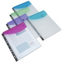 Dosier Sobre Rapesco Eco Pp Translucido Broche Vertical Multitaladro A4 Surtido Pack De 5 Precio: 5.50000055. SKU: B1GXASPQF7