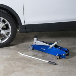 Michelin Cric Hidráulico de Elevación 2,25 T, Rango 15-53 cm, para SUV, 4x4 y Autocaravanas, Chasis Extralargo con Brazo de 70 cm