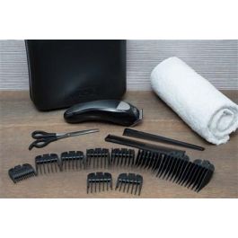 Wahl 79600-3116 Cortapelos Lithium-Ion con y sin Cable, Batería 90min, 8 Peines Guía