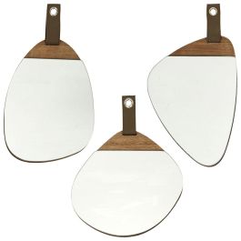 Home Deco Factory Espejo Madera Con Asa Colección Natural