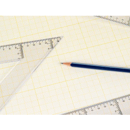 Liderpapel Papel Dibujo Milimetrado Din A4 210x297mm 80g/m2 Pack 10 Hojas