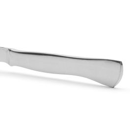 Cuchillo chuletero monoblock de acero inoxidable y filo con sierra 110 mm