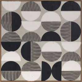 Cuadro Moderno DKD Home Decor Negro Beige 2.4 x 80 x 80 cm (2 Unidades) Cuadro Moderno DKD Home Decor Negro Beige 2.4 x 80 x 80 cm (2 Unidades)