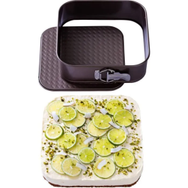 Pyrex Molde Desmontable Asimetria Acero Antiadherente Apto Horno 24 cm