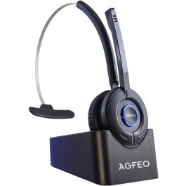 AGFEO 6101543 Auriculares DECT IP para Oficina y Centro de Llamadas, Diadema, Monoaural, Negro Precio: 266.58999994. SKU: B1AD5P4P2L