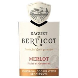 Daguet de Berticot Atlantique Merlot - Vino tinto de Burdeos