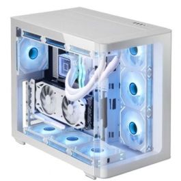 Mars Gaming MC-FUSION Caja Gaming Semitorre Blanca con Cristal Curvado, Doble Cámara, Refrig. Líquida 360mm (MCFUSIONW) Mars Gaming MC-FUSION Caja Gaming Semitorre Blanca con Cristal Curvado, Doble Cámara, Refrig. Líquida 360mm (MCFUSIONW)