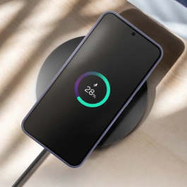 Samsung SAM1735373618296 Funda de Silicona Azul Cielo para Galaxy S25