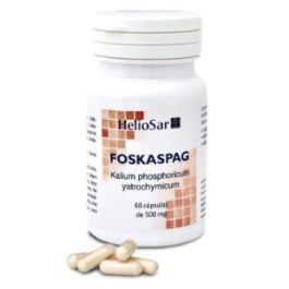 HELIOSAR Foskaspag Kalium Phosphoricum 60 Cápsulas. Contribuye al funcionamiento normal del sistema nervioso Precio: 18.8899997. SKU: B1EMVGNRZ8