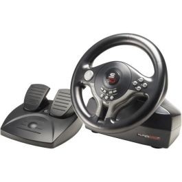 Subsonic Volante de Conducción Universal Cableado con Pedales y Paletas 180° Compatible Switch, PS4, Xbox One, PC Precio: 58.59000048. SKU: B1KLAF6QTG