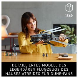 LEGO Icons Dune Atreides Royal Ornithopter 10327 Juego Construcción 1369 Piezas 18+