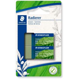 STAEDTLER 526 83 renew mat 56% BK2 Borrador Verde Sin Látex Ni Ftalato 2 Piezas Precio: 13.98999943. SKU: B17QFVKKS7