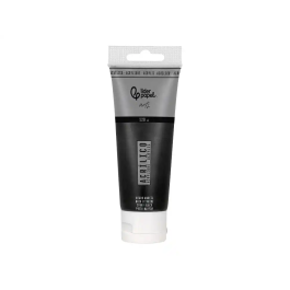 Liderpapel Pintura Acrílica Tubo Plástico 120 ml Negro Marfil