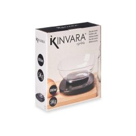 Báscula Digital Kinvara 5kg con Recipiente 1000ml, 19x17x6 cm (12 Unidades) Báscula Digital Kinvara 5kg con Recipiente 1000ml, 19x17x6 cm (12 Unidades)