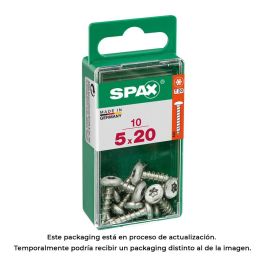Spax Tornillo para Madera Cabeza Redonda Wirox 5,0x20mm Universal Rosca Completa T-STAR Plus 4CUT Caja 10 Unidades