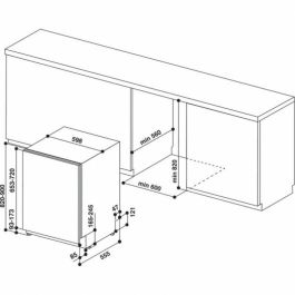 Lavavajillas Whirlpool Corporation WI 7020 PF 60 cm