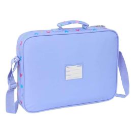 Cartera Escolar Safta Extraescolares Benetton Lila 280x380x60 mm Cartera Escolar Safta Extraescolares Benetton Lila 280x380x60 mm