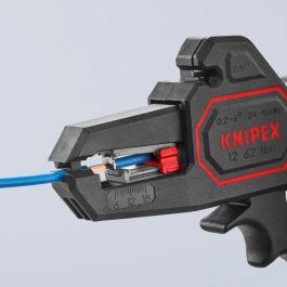 Knipex 1262180sb Alicate pelacables automático autoajustable 180x75x21mm para cables 0,2 a 6 mm² Knipex 1262180sb Alicate pelacables automático autoajustable 180x75x21mm para cables 0,2 a 6 mm²