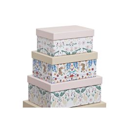 Caja Moderno DKD Home Decor Multicolor Amarillo 33.5 x 15.5 x 43.5 cm Set de 10 Caja Moderno DKD Home Decor Multicolor Amarillo 33.5 x 15.5 x 43.5 cm Set de 10