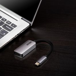ATEN Adaptador USB-C a HDMI 4K UC3008A1 Plata, Soporta 4096 x 2160 a 60 Hz