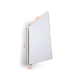 Durable Señal de Pasillo Magnética A4 Vertical para Estanterías, Lámina PET, Incluye Software Duraprint, Pack de 10 Unidades