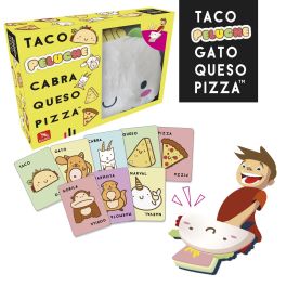 Ludilo 89070 Taco Peluche para el juego Taco Gato Cabra Queso Pizza, ideal para regalar, +8 años