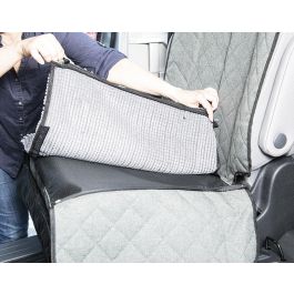 Dog Gone Smart Protector Asiento Gris 112x89 cm para Coche, Protege contra Suciedad, Barro y Pelo de Perro