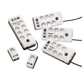Eaton Supresor y Protector de Sobretensiones para 6 Tomas FR, Caja de Protección de 2.5 kVA, Entrada 230V CA Eaton Supresor y Protector de Sobretensiones para 6 Tomas FR, Caja de Protección de 2.5 kVA, Entrada 230V CA