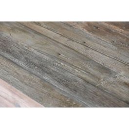 DKD Home Decor Indo 1c25 Cama con Dosel Madera Teca Natural Acabado Decape Desmontable 225x160x206 cm