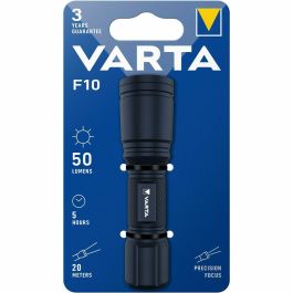 Varta Linterna LED F10 Pro, 50 lúmenes, alcance 20m, aluminio
