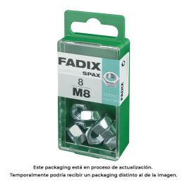 Fadix 10917365 Tuerca cinc M8 Acero Caja 8 Unid. Din 934 Precio: 1.98999988. SKU: S7913788