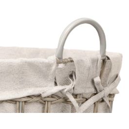 Cesto Ovalado Asas Gris Kipit 48X58CM (6 Unidades) Cesto Ovalado Asas Gris Kipit 48X58CM (6 Unidades)