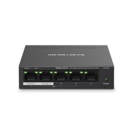 Mercusys MS105GP switch Gigabit Ethernet (10/100/1000) Energía sobre Ethernet (PoE) Negro Precio: 28.49999999. SKU: B1A7DTEZKT
