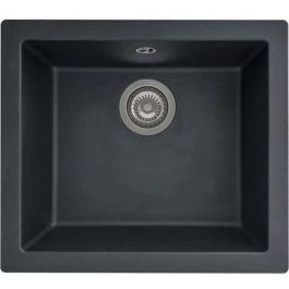 Fregadero de resina 1 tanque - Black Black - construido -in o en avión - Stradour Precio: 117.99000037. SKU: B1FEW5DZDP