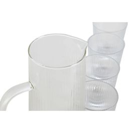 Vaso Basicos DKD Home Decor Transparente 8 x 9.5 x 8 cm Set de 5