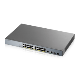 Zyxel GS1350-26HP-EU0101F Switch Gestionado L2, 24 Puertos Gigabit Ethernet, PoE, Gris