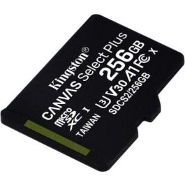 Kingston Canvas Select Plus Tarjeta microSDXC 256 GB Clase 10 UHS-I U1 A1 Rendimiento de Apps, hasta 100 MB/s, Compatible Android, Garantía de por Vida