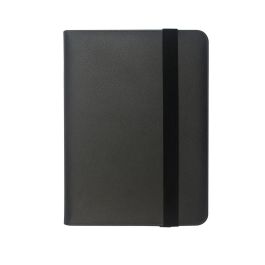 eSTUFF Funda Universal FRESNO para Tablets 9-10.1" de Cuero PU Negra, sujeción con banda de goma para fácil inserción