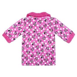 Cerdá Batín de Casa Infantil Minnie Mouse Oficial Disney, Suave Tejido Coral Fleece para Bebé Niña, Talla 18 Meses, Rosa