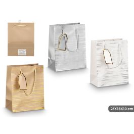 Bolsa Asa Lineas Surtidos Col Metalicos 23X18X10Cm Pincello (48 Unidades) Precio: 28.69000024. SKU: B15CS8P938